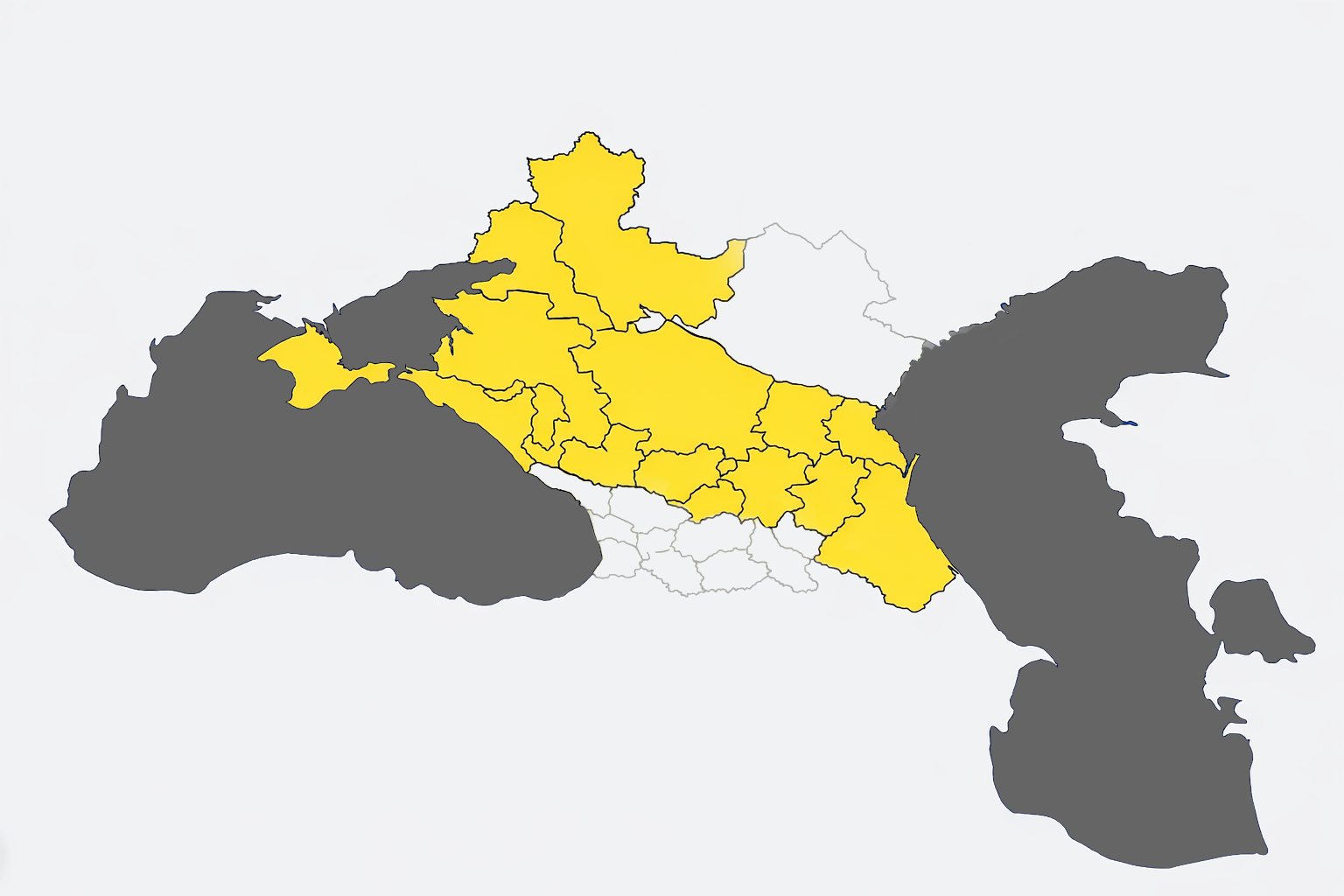 География работ Юг-Лифт: Ставропольский край, Краснодарский край, КЧР, КБР, Дагестан