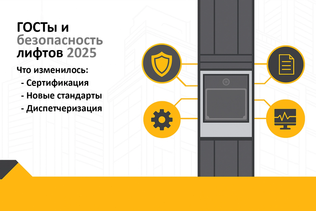 Нормы безопасности и ГОСТы для лифтового оборудования в 2025 году | Юг-Лифт