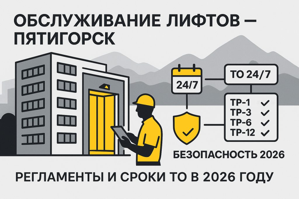 Обслуживание лифтов в Пятигорске: регламенты и сроки в 2026 году